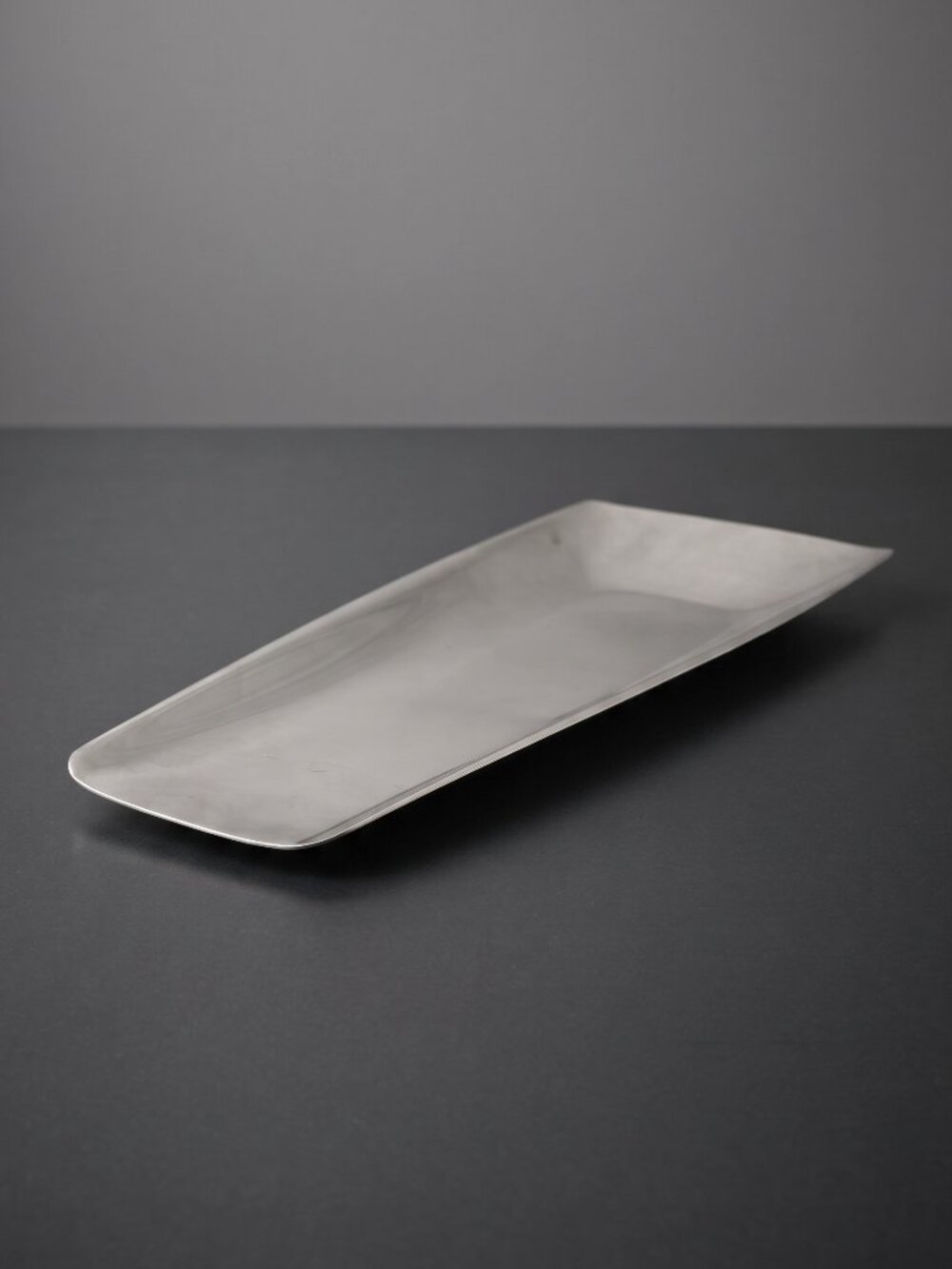 Gense Sweden 18-8 Stainless Steel Serving Tray Platter Scandinavian MCM 17.25"
